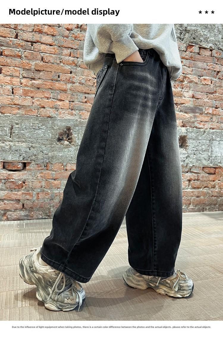 Product Introduction of Sut Jeans Lelaki, Koleksi Musim Bunga Musim Luruh, Sesuai untuk Kanak-kanak Lelaki Berumur 4-16, Z1263, Ketibaan Baru pada tahun 2025 8
