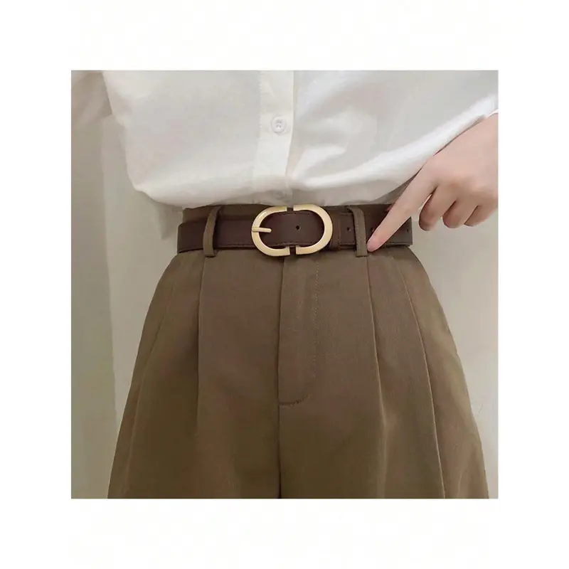 Women Fashion Double D Buckle  Versatile Belt With Multiple Colors Available Harness 7