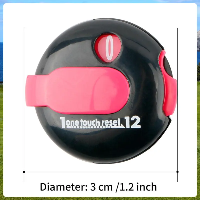 Portable Mini Golf Stroke Score Counter, 1 Count Golf Attachment 2