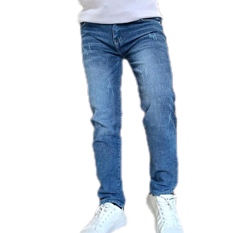 Mã 017. (XANH BIỂN) QUẦN JEAN dài NAM chất vải COTTON - MỀM MẠI - DẦY DẶN - form ÔM DÁNG CỰC NÉT-  Menswear Pants- Có Túi 2