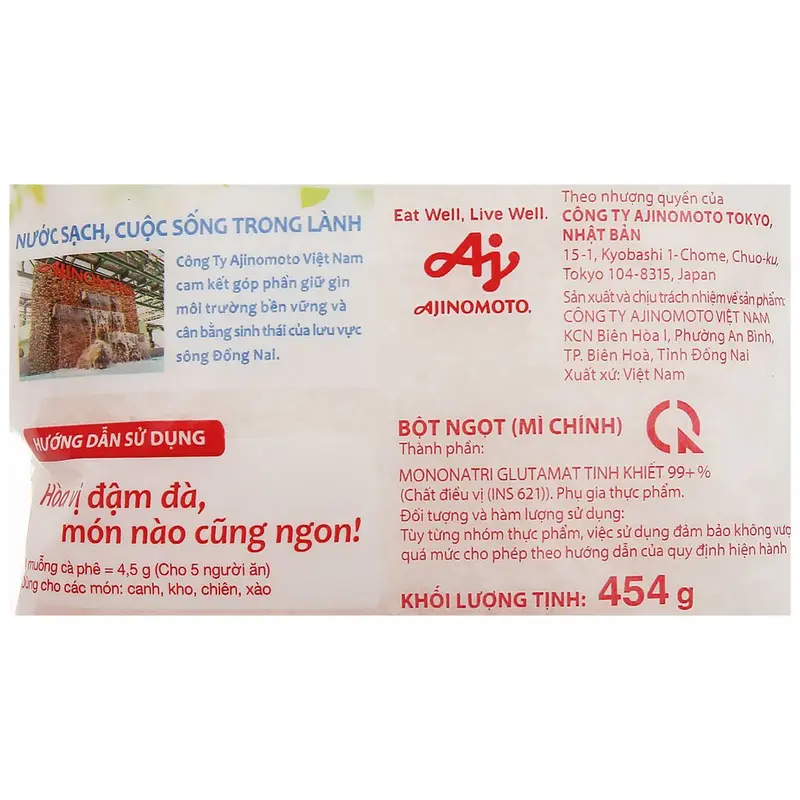 Mì chính Ajinomotor 1kg hạt lớn công nghệ Nhật Bản gia vị không thể thiếu cho món ăn 5