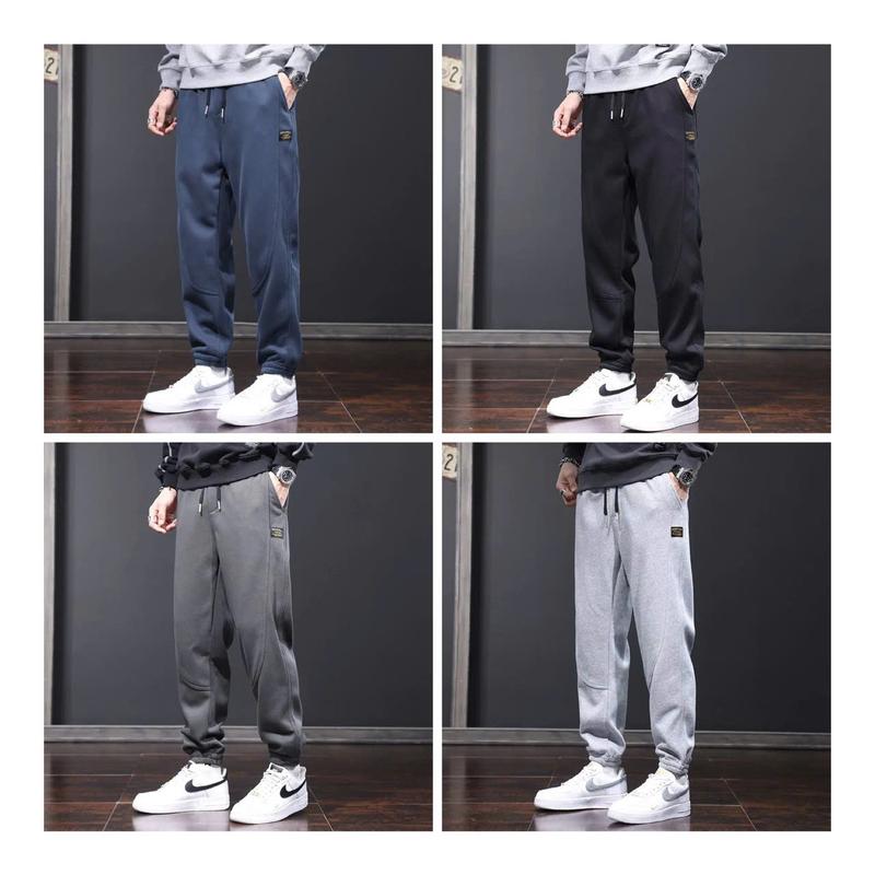 quần nỉ coton jogger nam dày dặn có 4 màu cân nặng từ 45-90kg Tập Thể Dục Sport combo 3 Gym