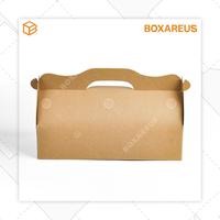 Gambar Roll Cake Box, Packaging, Kotak Kue, Gable Box - RC271075 TANPA ALAS - BROWN dari Box Are Us Kota Bandung 3 Tokopedia