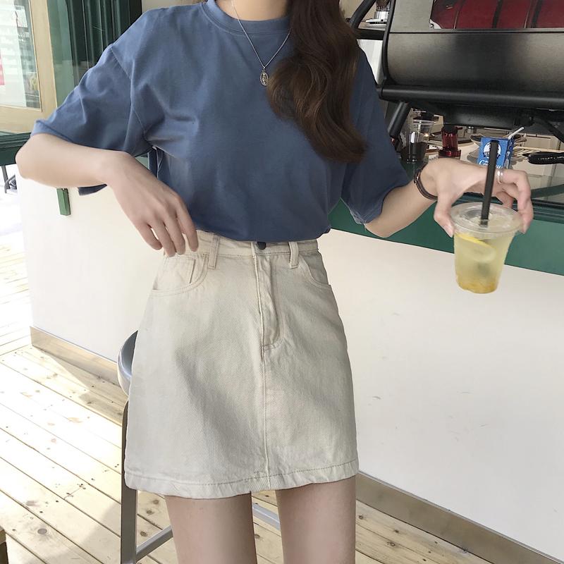 Product Introduction of Chân Váy Denim Ngắn, Phong Cách Ins, Dành Cho Nữ, Hàng Mới Về Mùa Xuân Và Mùa Thu 2023, Cạp Cao, Bó Sát Và Nâng Cao, Chân Váy Bút Chì Chữ A, Ôm Dáng 17
