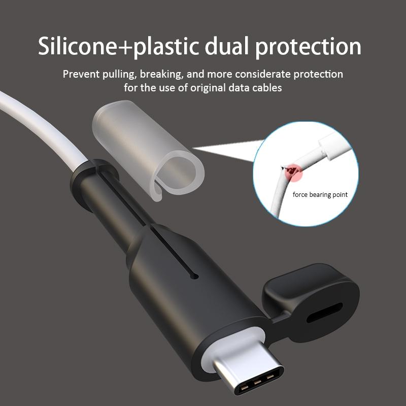 Product Introduction of New Soft Silicone iP 20W Fast Charger Protector/Typec to Typec Cable Protector/Cord Protector Compatible for iP16/15/14/13/12/11promax Charger Cover 17