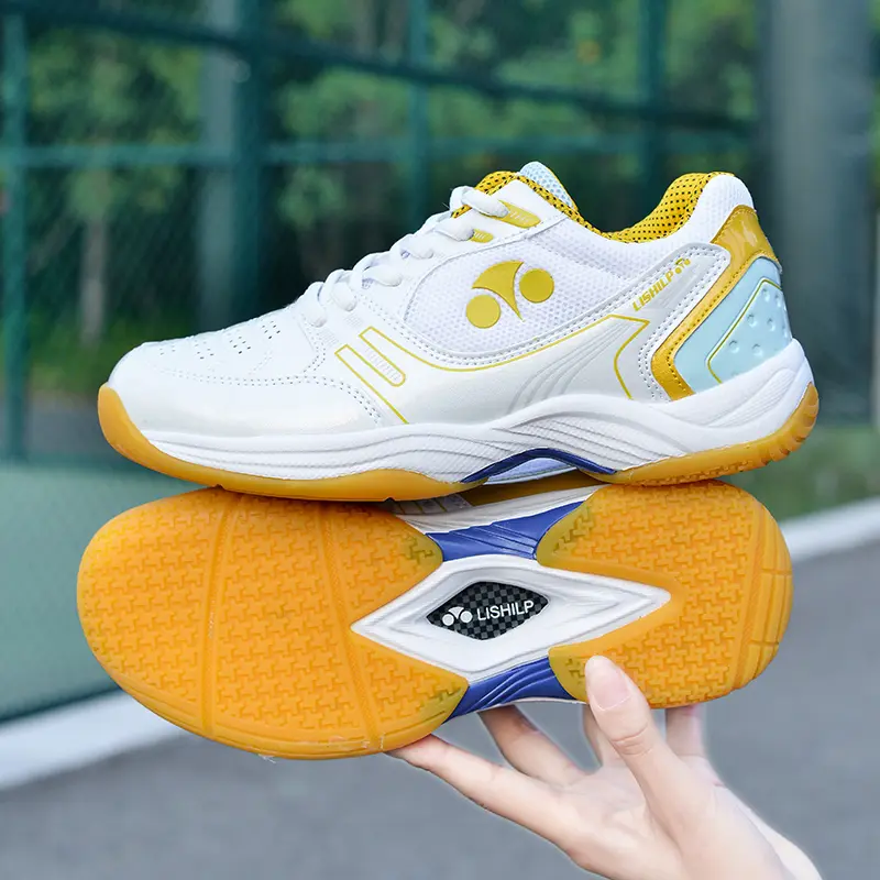 New High Quality Men's Women's Badminton Shoes Indoor Professional Anti-skid Tennis Shoes Sport Padel Shoes