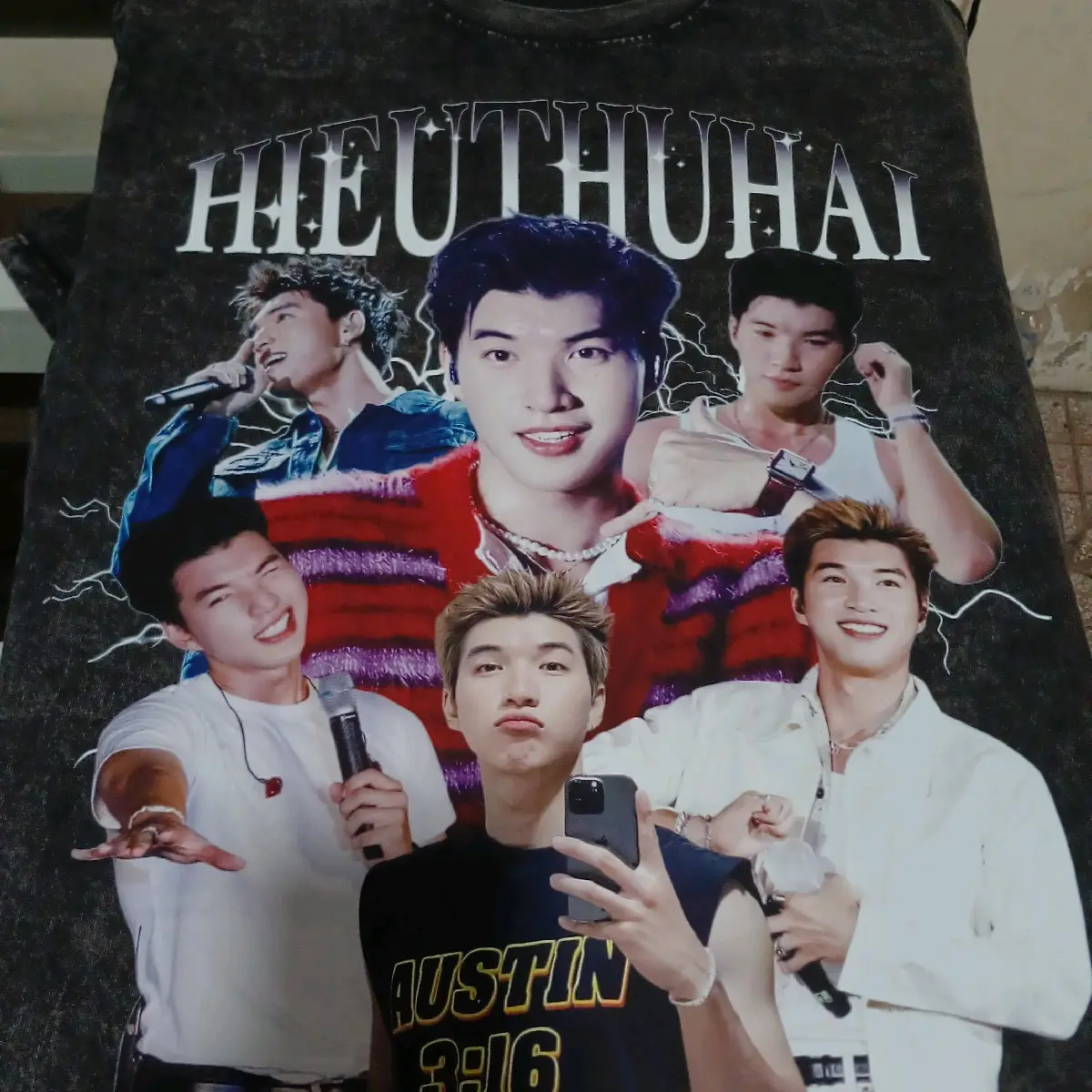 [NHẬN IN THEO YÊU CẦU] Áo Thun hot trend Hiếu Thứ Hai, in hình idol Full box Unisex Cổ Tròn Cotton 100% 2c 250gr Kem Menswear Nam