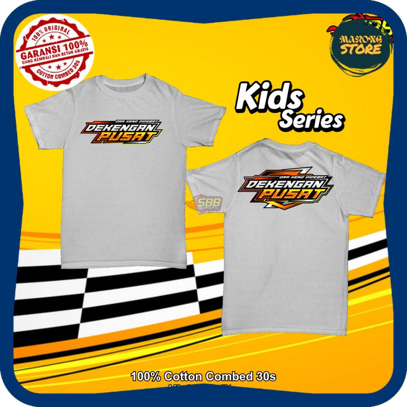 MaroneStore - Baju Kaos ANAK Katun Dekengan Pusat Viral New ST Kaos Anak Laki-laki Katun | Cotton Combed 30s 2