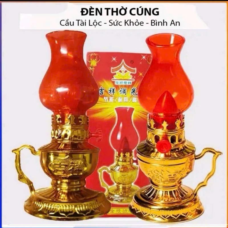  Bộ 2 Cái Đèn Thờ  Để Bàn Thờ Sài Bằng Pin Combo 2 Đèn Thờ Vĩnh Cửu Dùng Pin Tiết Kiệm Điện Năng  Decor Trang Trí Nhà Đèn Cầy Đèn Thờ Cúng 