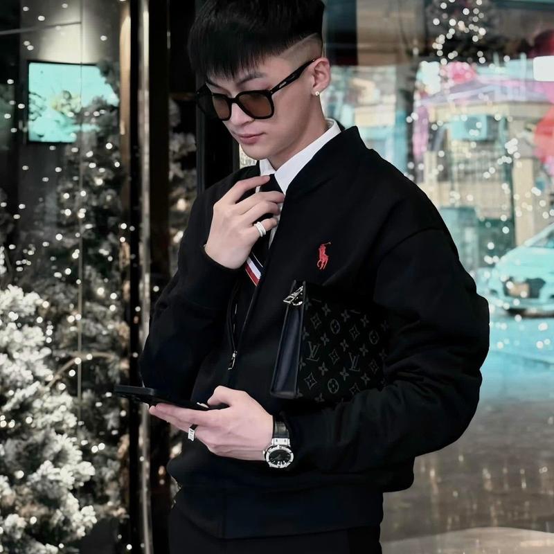 Áo Khoác Bomber Thêu Ngựa Chất Nỉ Dày Dặn Form Siêu Đẹp - Hàng Best Quality Menswear 2