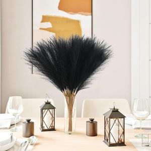 Paquete de Pasto Pampas Falsos, 21 piezas/set de 55cm Planta Artificial, Relleno de Florero Verde, Decoración para el Hogar, Planta que Mejora la Estética de la Cocina y el Hogar