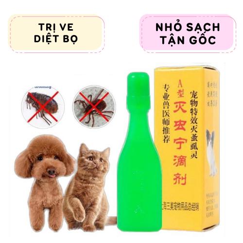 Nhỏ Gáy Cho Chó Mèo Đánh Bay Ve Rận 1