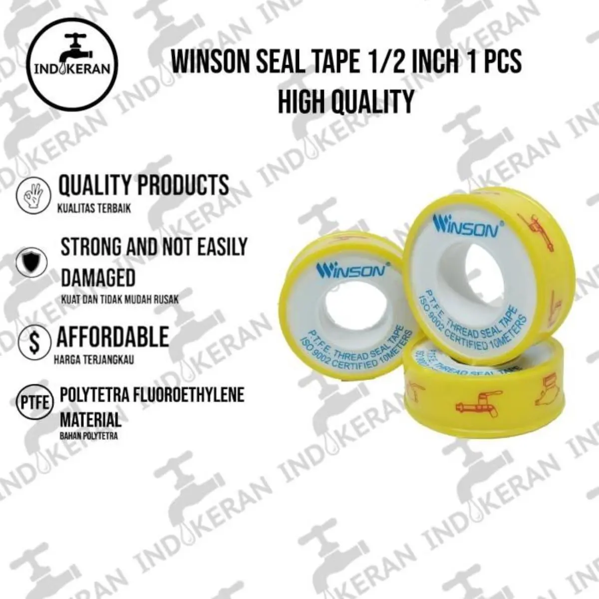 Sealtape Seal Tape PTFE 10 M (10 Meter)