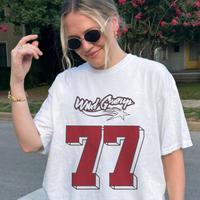 Gambar YONTIK {100% COTTON 24S} Kaos Distro Unisex Original Motif "77" Katun 24S Cewe Cowo Basic Style Crewneck Baju Nyaman Pasangan Lembut Oblong Panjang Atasan Dewasa Keren Cewek Pendek  Polos Oversize Combed baju  atasan  wanita - Hitam, M dari Cotton Apparel By KL Kota Administrasi Jakarta Barat 1 Tokopedia