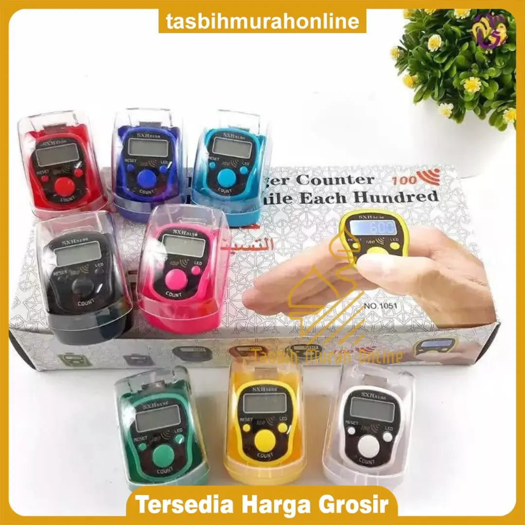 (SXH) Tasbih Digital LED + ALARM / Tasbih Mini Electric LED + ALARM [60372]