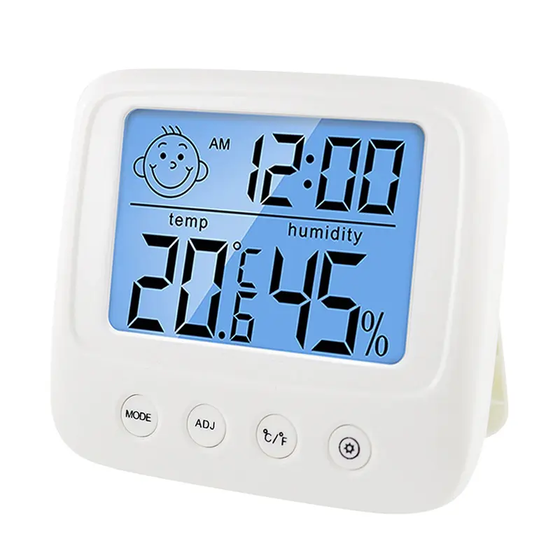 Nhiệt kế điện tử 3 trong 1 Phòng ngủ Nhiệt kế đa chức năng Dự báo thời tiết thuận tiện 7