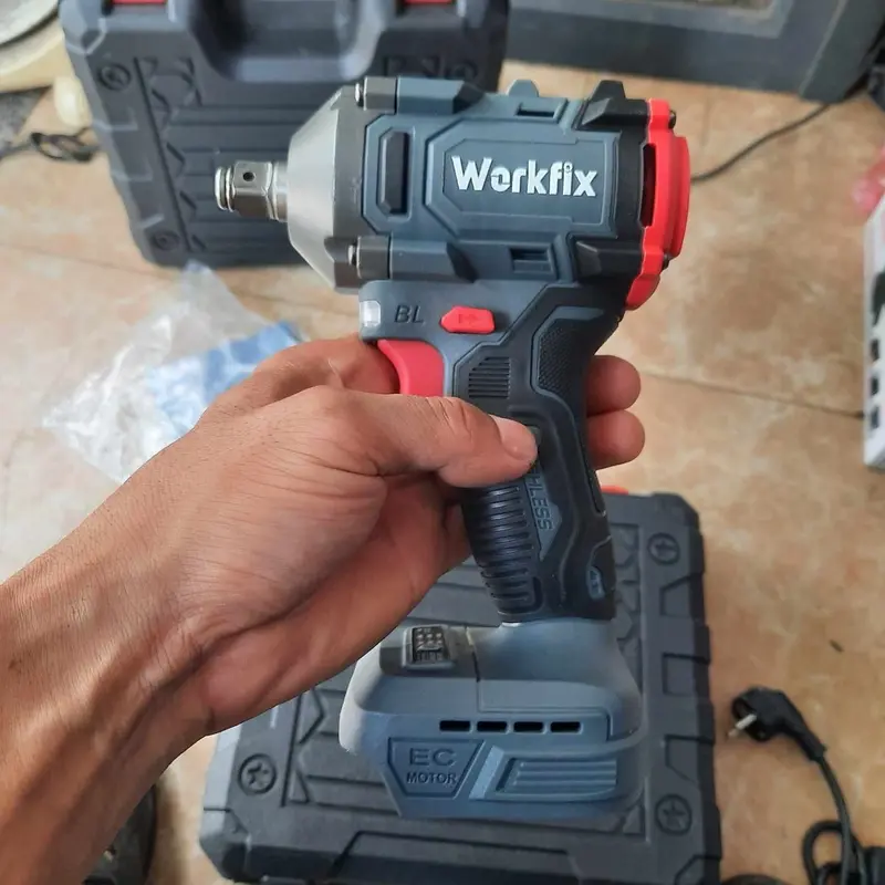 Thân bulong WORKFIX WF - IW360N Đầu 2 trong 1 - không chổi than - cốp inox ( K PIN SẠC) 2