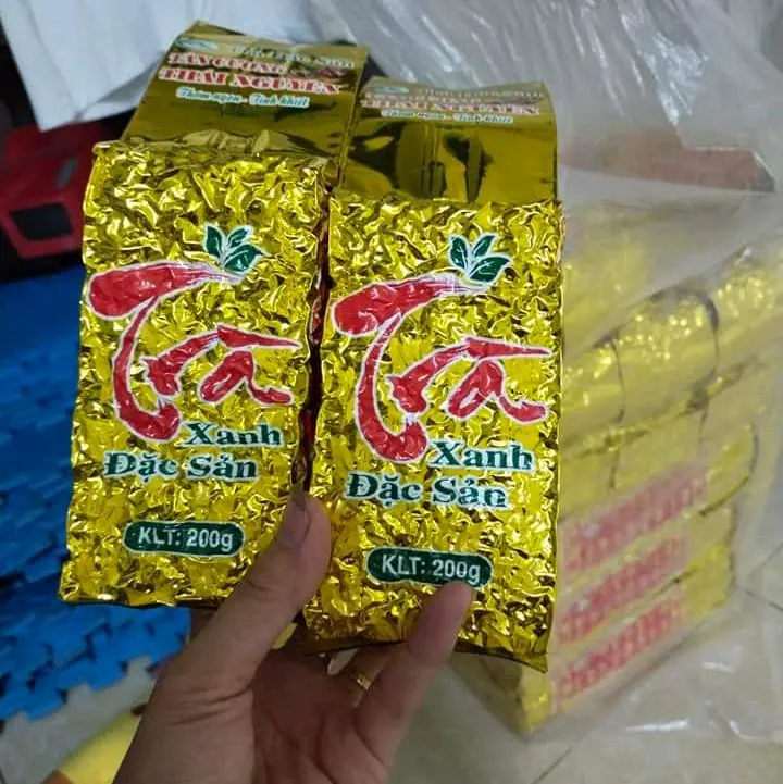 trà xanh thái nguyên sản phâm tự nhiên không chất tạo mầu không chất tạo hưng Nước Trà