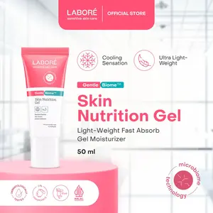 LABORÉ Sensitive Skin Care GentleBiome Skin Nutrition Gel 50ml - Dermalab Revolutionaire Moisturizer Mois Pelembab Wajah untuk Kulit Sensitif dengan Kandungan Hyaluronic Acid Glow Skin