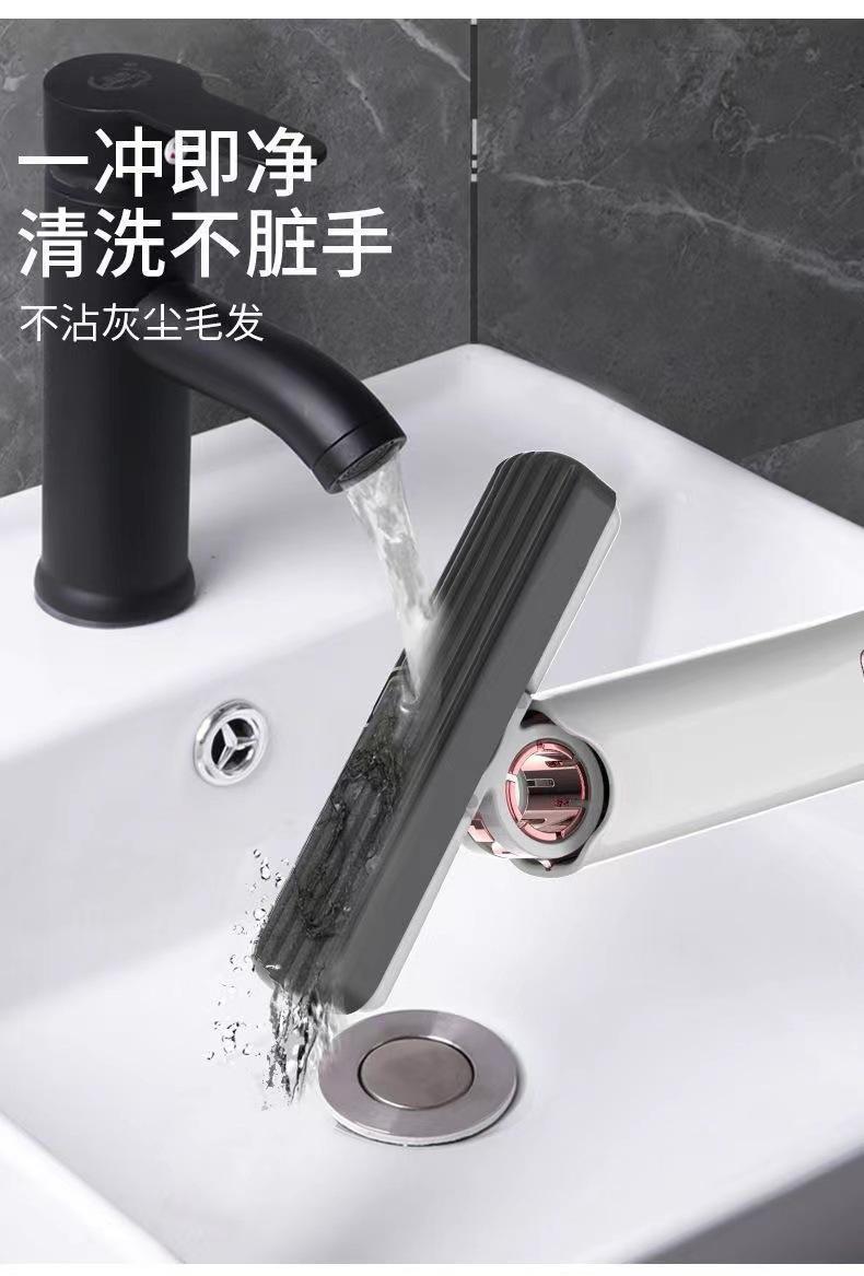 Product Introduction of Mini Small Mop Handheld No Hand Wash Sponge Absorbent Bathroom Kitchen Desktop Lazy Person Special Replaces Cloth 3