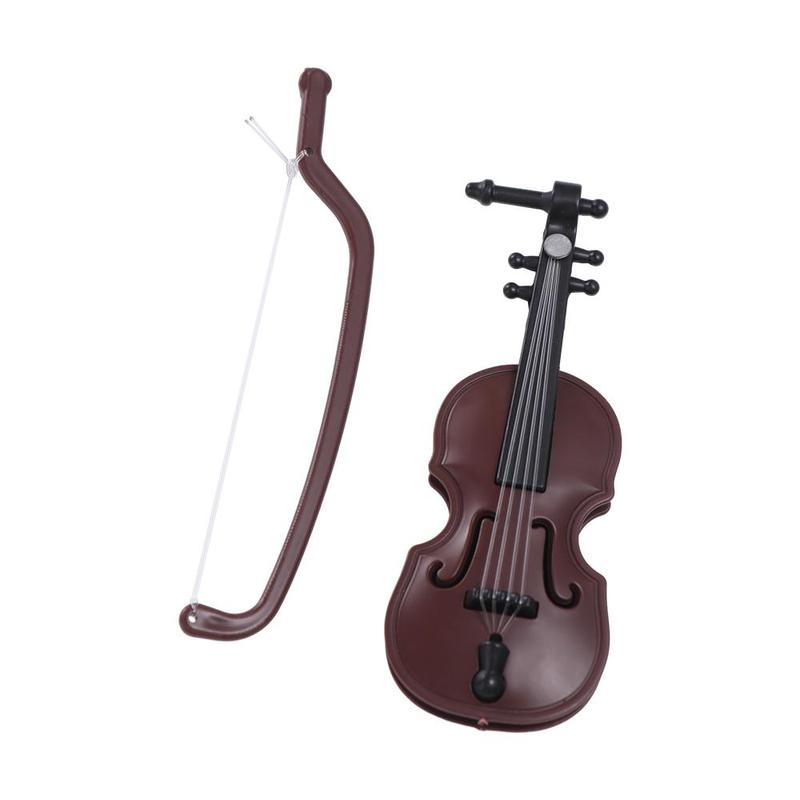 Product Introduction of Desktop Decoration Simulation Violin Furniture Mini Violins Ornament Home Decor Crafts Plastic Violin Model 1/12 Ornament Mini Musical Instruments Decor 13