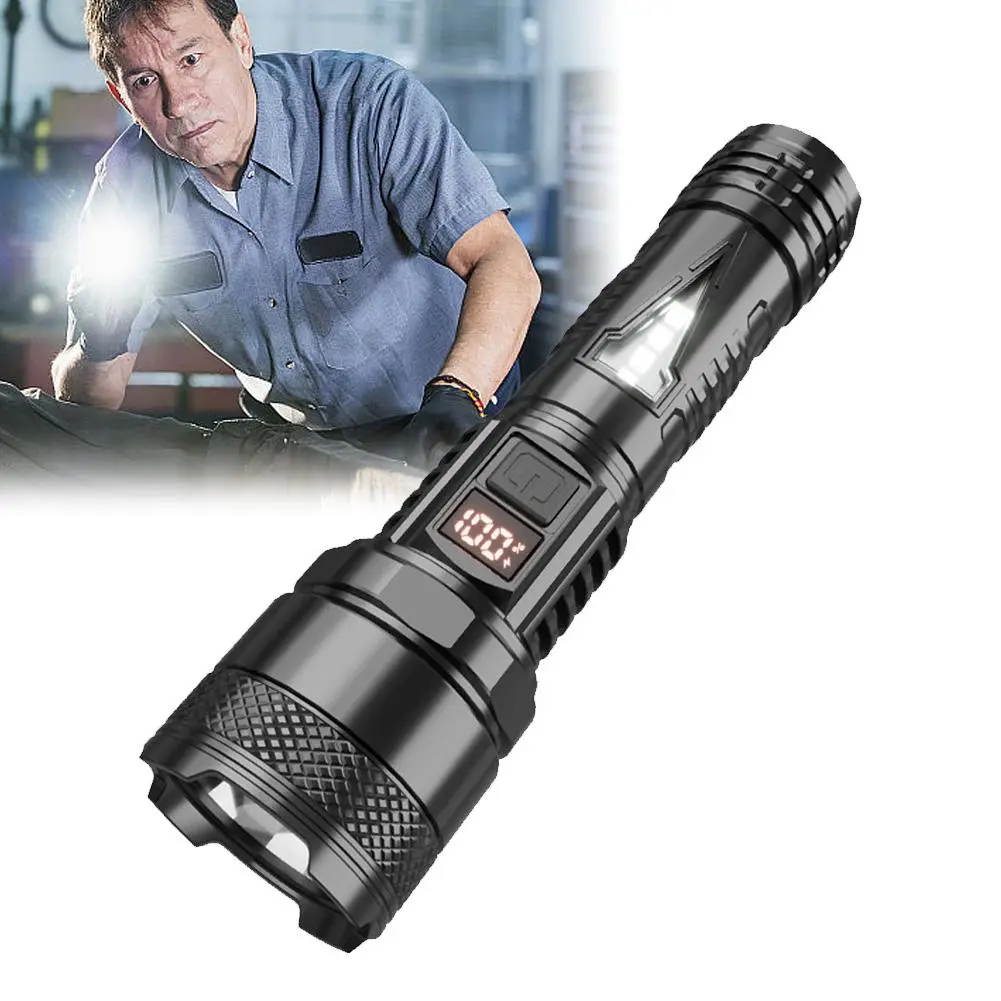 Đèn Pin, Đèn Bên COB, Có Thể Sạc Lại, Độ Sáng Cao