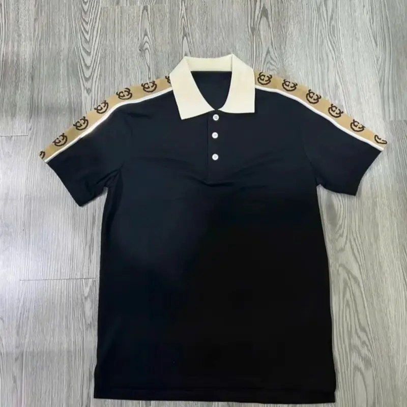 Áo thun nam hàng quảng châu thêu viền phối vải cotton mẫu mới hàng quảng châu thời trang 2