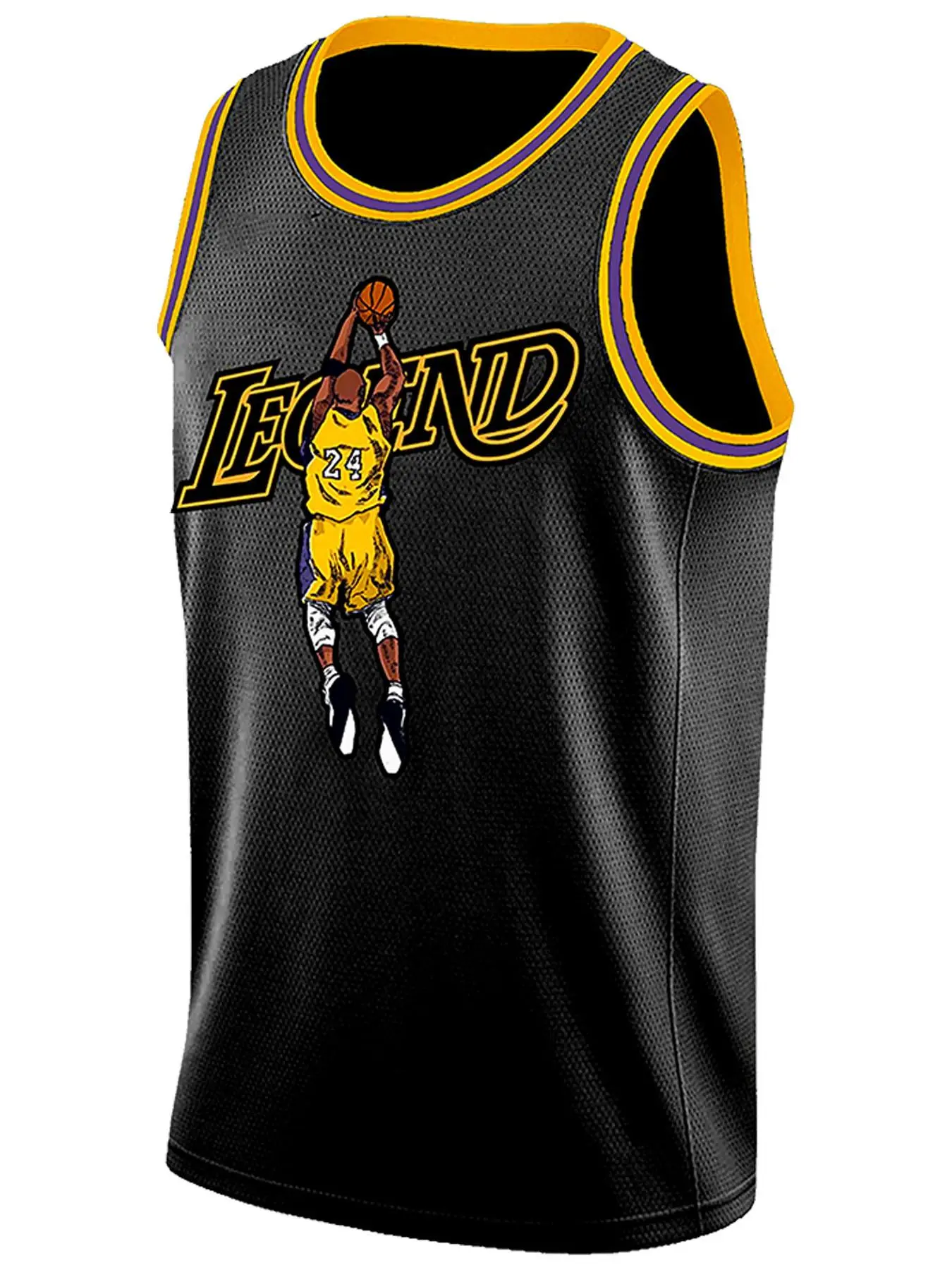 Men's Letter & Figure Embroidery Tank Top, Regular Fit Casual Sleeveless Round Neck Top for Summer, Men's Clothes for Daily Wear, Men's Clothing