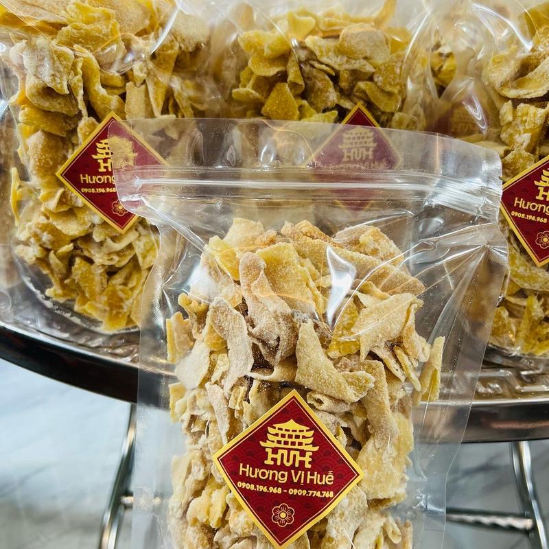 Mứt Gừng Huế - đặc sản Kim Long - thủ công sạch tự nhiên 100% Snack Cay