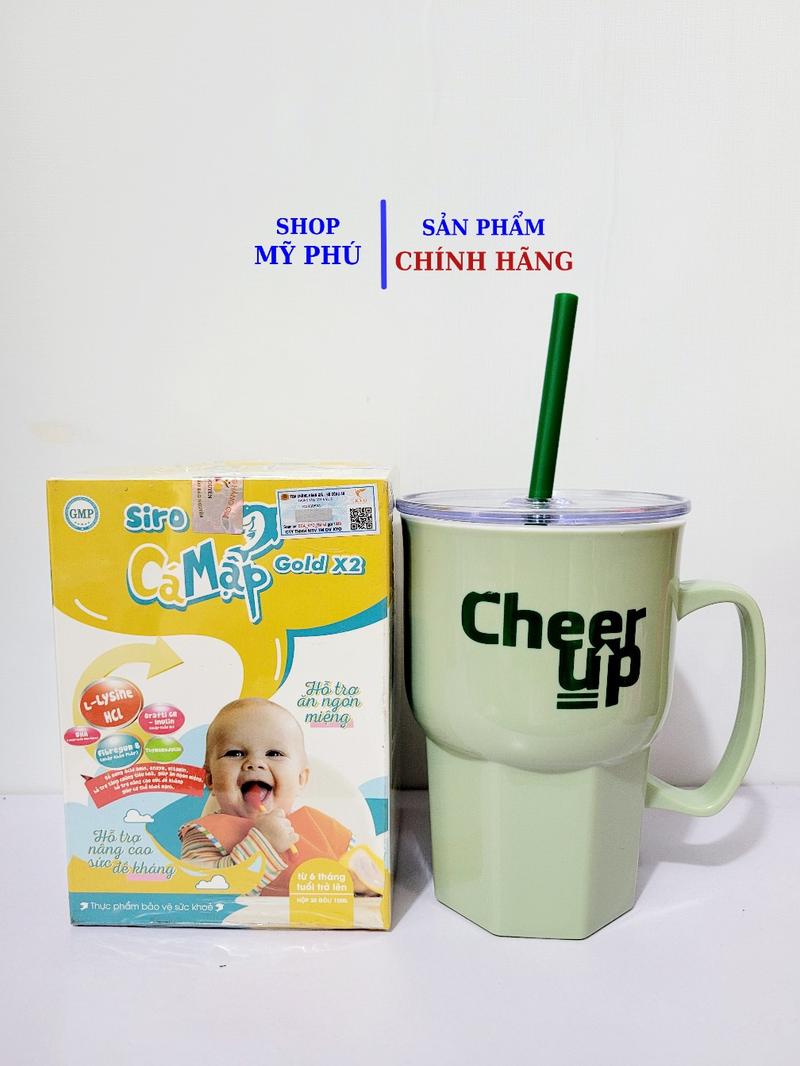 Product Introduction of Siro cá mập gold x2 ( 1 hộp 30 gói) [Mua 1 hộp tặng kèm 1 ly ống hút màu ngẫu nhiên] và không tặng 3