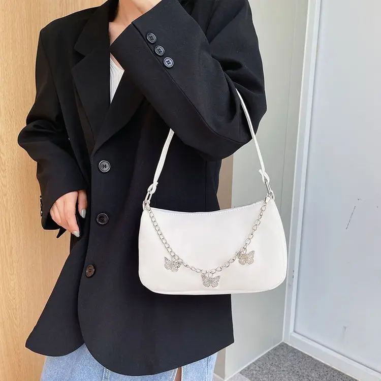 PU Leather Handbag Fashion Women Clutch Purses Waterproof Butterfly Chain Designers Bags Lady Girls Luxury Hand Bags
