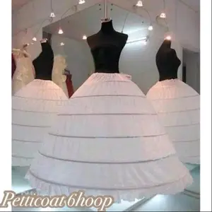 peticoat/petikut pengembang gaun ring6 murah Polos Anggun Pengantin