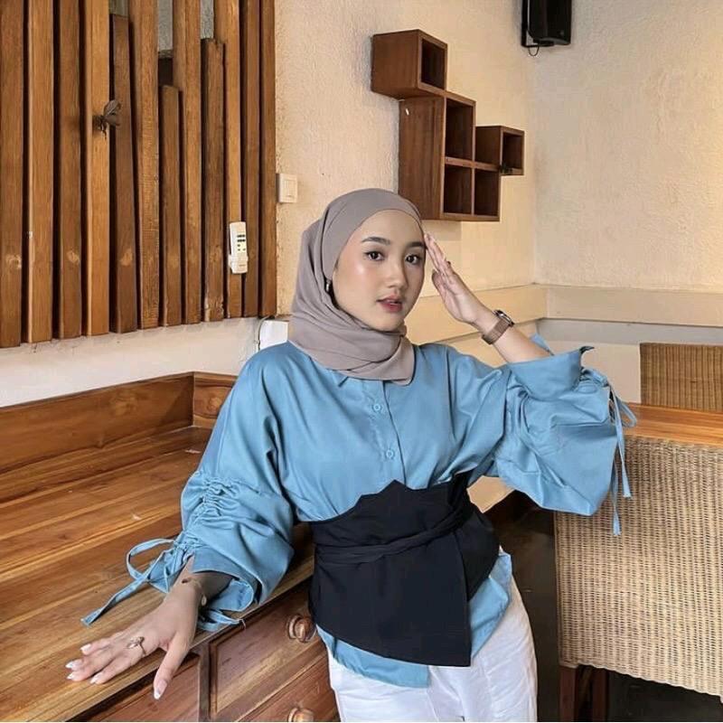 NAEMA BLOUSE LENGAN BALON SERUT 6