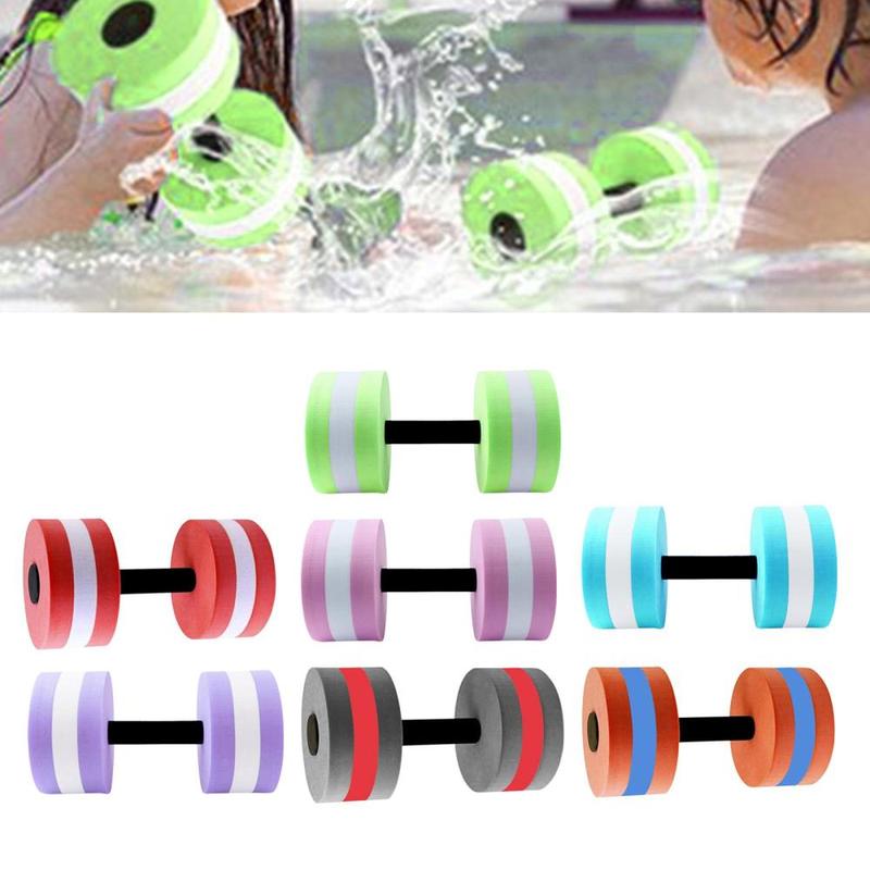 Aquatic Dumbbell EVA Water Floating Dumbbells Aquatic Barbell Float Hand Bar 2