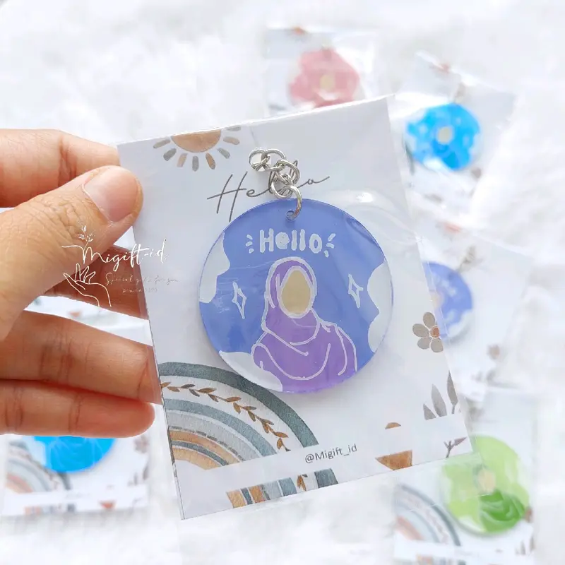 gantungan kunci custom/ keychain custom / ganci gambar/ sovenir gantungan kunci gambar / gantungan Akrilik 4