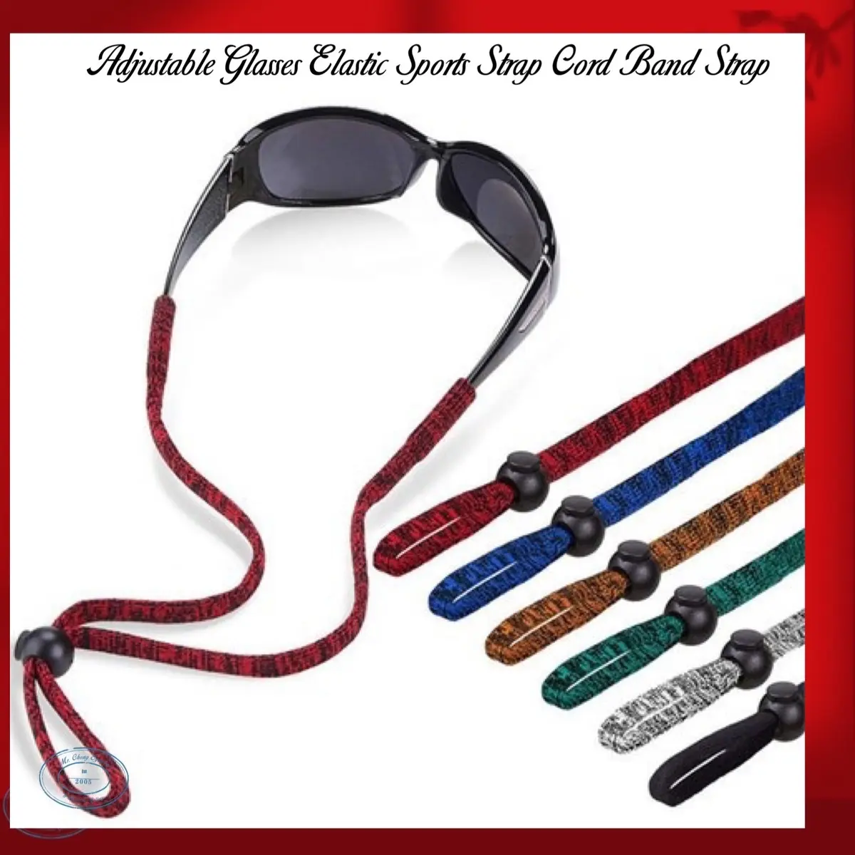 Adjustable Glasses Elastic Sports Strap Cord Band Strap for Men & women Eyewear sport band spek mata Tali Cermin Mata