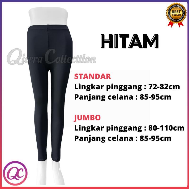 Product Introduction of Legging Polos Warna Bahan Spandex Rayon Dan Jersey Super size L, XL, XXL READY STOK 27