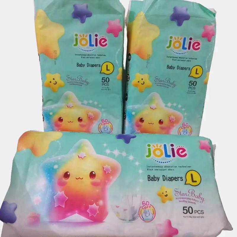 Com bo 150 miếng tã bỉm Dán JOLIE đủ Size : S,M,L