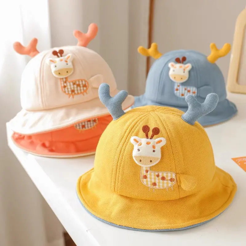 Nón bucket cotton cho bé yêu (chu vi vòng đầu 48-52cm) 5