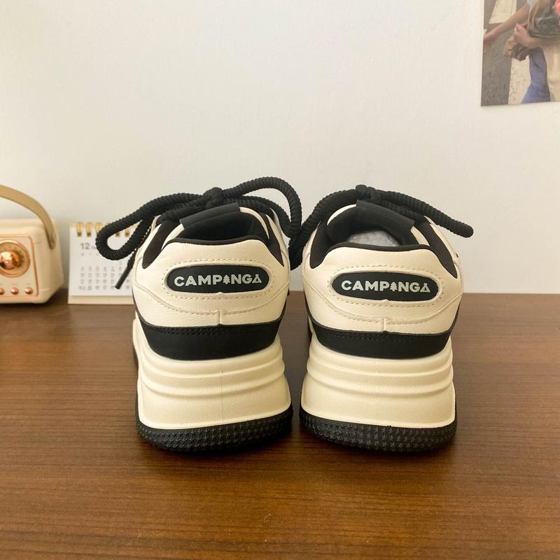 Product Introduction of Giày Thể Thao Sneaker Ulzzang Đế Dày Da Mềm Dây Bản To Phong Cách Hàn Quốc - GS21 Shoes Nữ 34