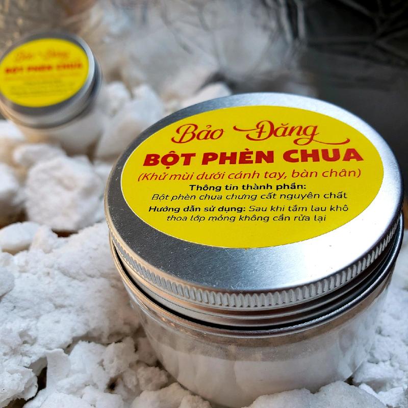Bột phèn chua chưng cất nguyên chất hủ 100g