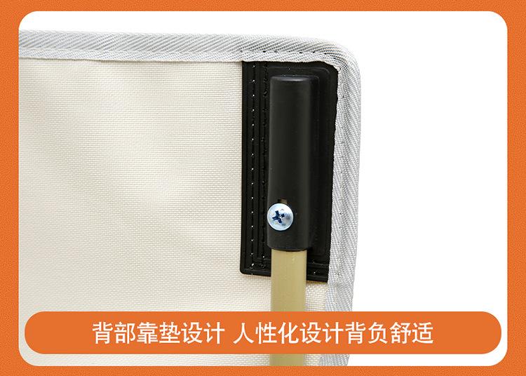 Product Introduction of Outdoor folding chair Field sketch fishing stool Portable BBQ family camping Oxford cloth folding chair 15