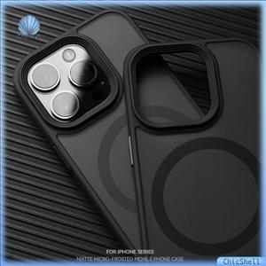 Ốp Điện Thoại Từ Tính, Lớp Hoàn Thiện Lì Cảm Giác Da, Dành Cho iPhone 16, 11, 12, 13, 14, 15 Pro Max, 13mini, 15Plus, 16Plus, 14Plus, Ốp Cứng, Chống Sốc, Tương Thích Với MagSafe