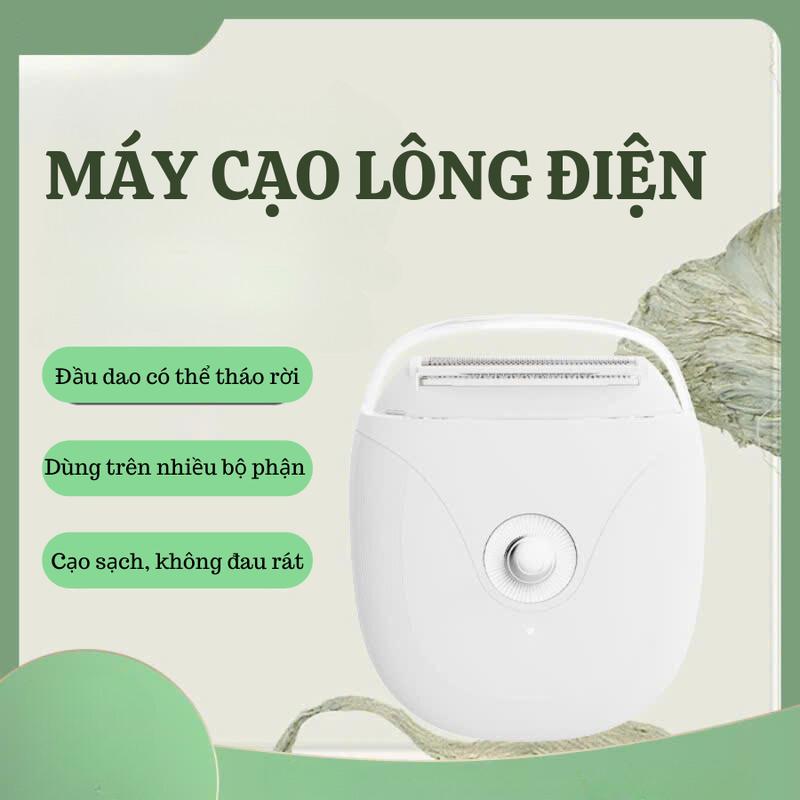 Máy cạo lông điện, máy cạo râu đa năng, cạo lông nách, lông tay, lông chân, vùng kín và râu, dành cho nam và nữ Women Dưỡng Da Body