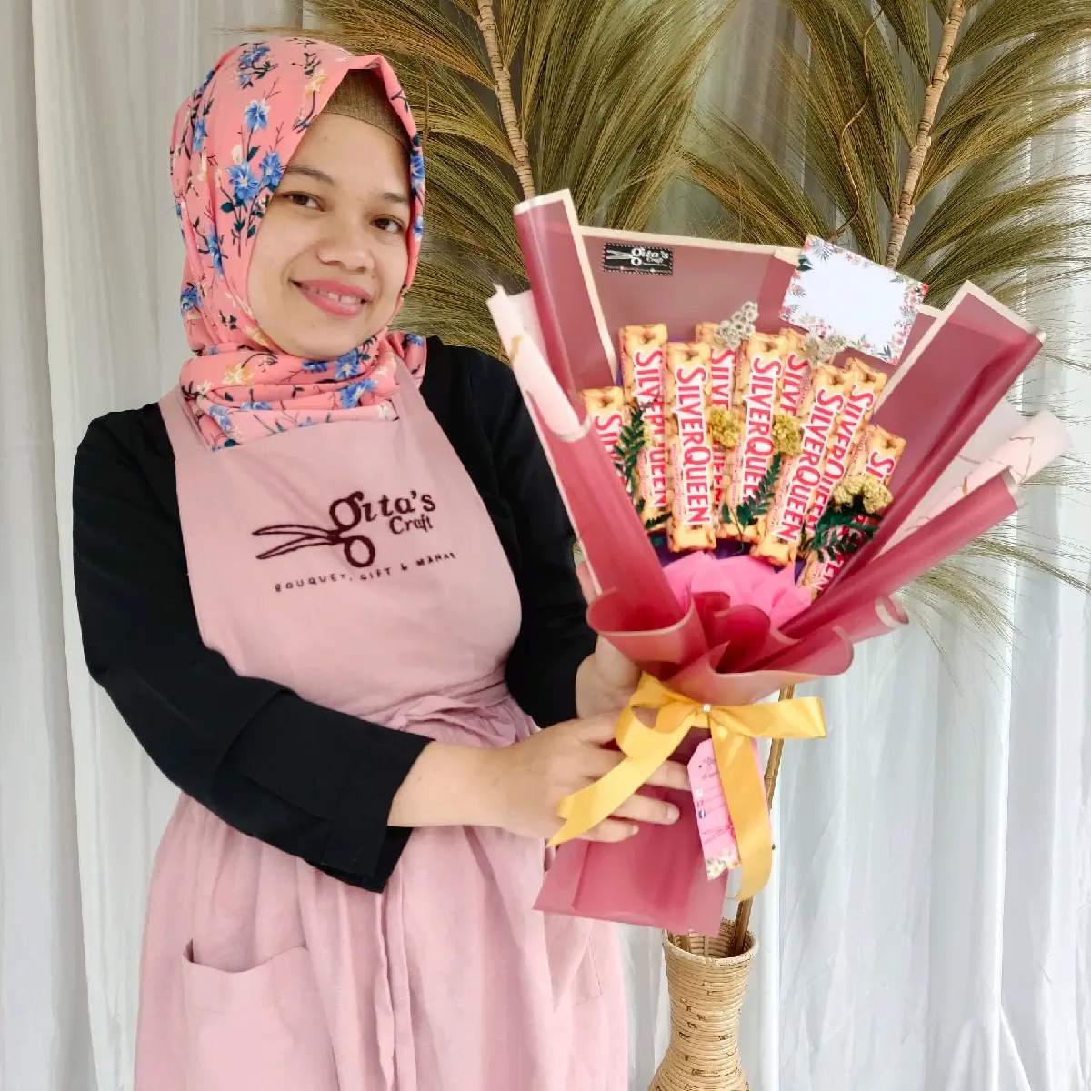 Buket Cokelat Silverqueen Cantik Termurah Valentine