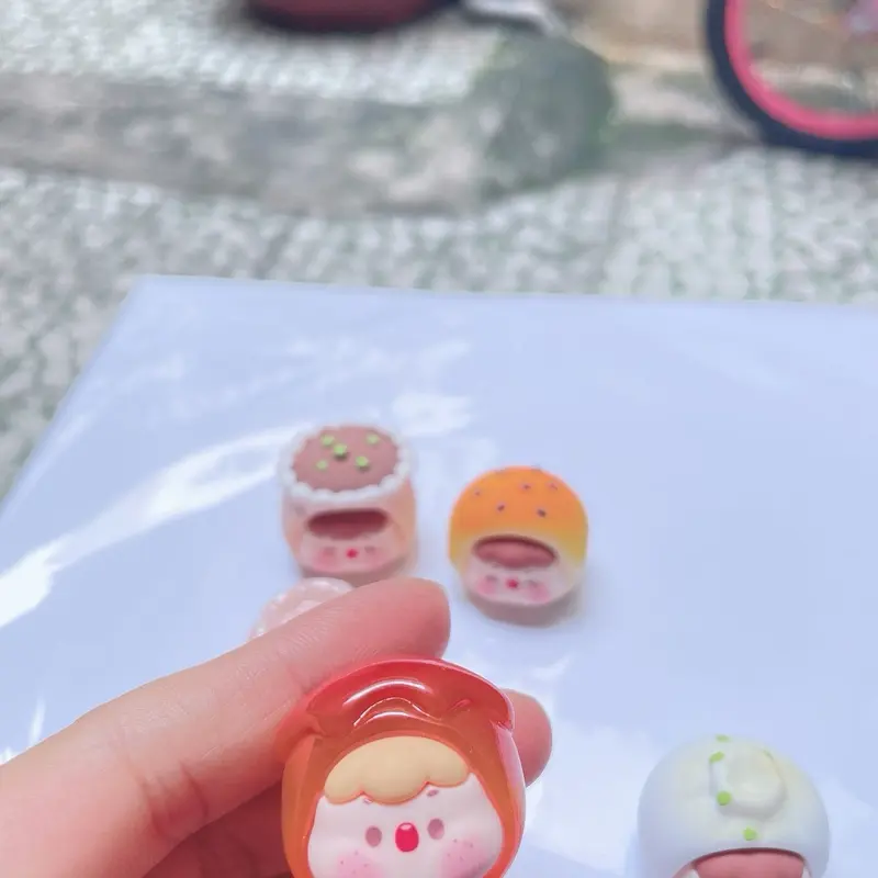 ￼Túi mù bé bánh bao size 2.5cm biểu cảm siêu dễ thương DIY Mô Hình Đồ Chơi Toy Voi 3