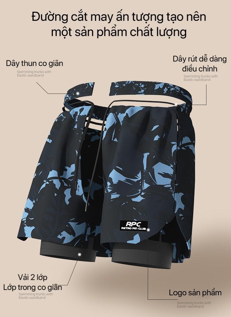 Product Introduction of Quần Bơi 2 Lớp Dáng Suông, Chống Lộ  YUKE - YK15/ Nhập Khẩu Chính Hãng, Đã Kiểm Tra Chất Lượng 13