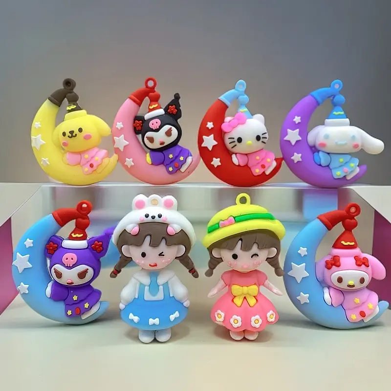 Búp Bê 3D Hoạt Hình, Chỉ Có Kuromi Và Thiết Kế Cô Gái Bện, Thủ Công Tự Làm 5