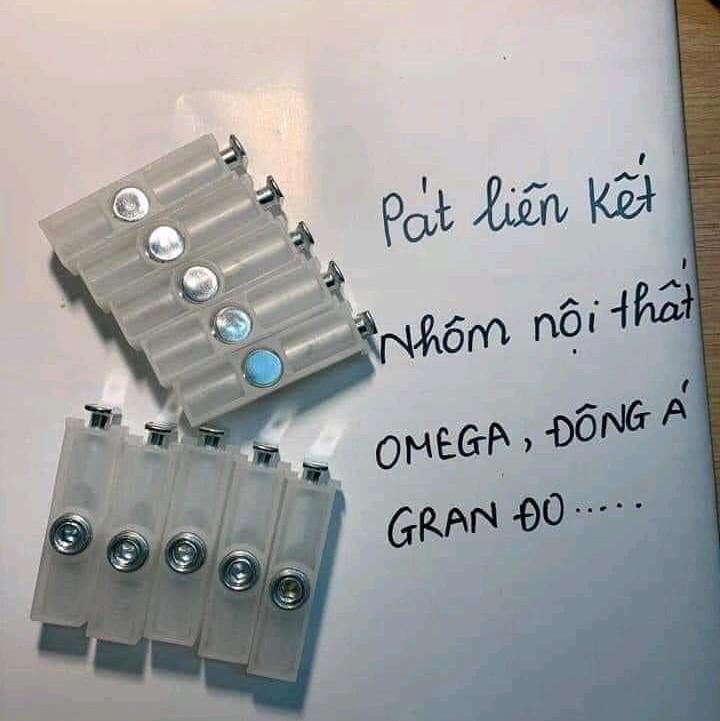100 bát liên kết nhôm nội thất Omega, Đông Á, Grando,ke liên kết nhôm nội thất, pát 0