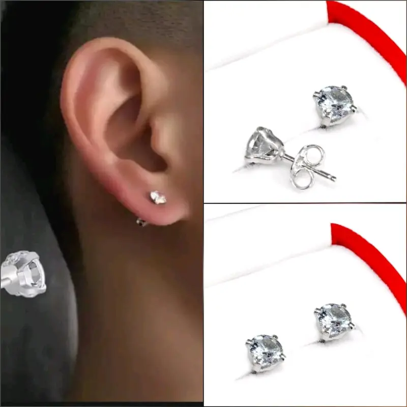 ANTING TINDIK PRIA DAN WANITA KEREN Silver 0